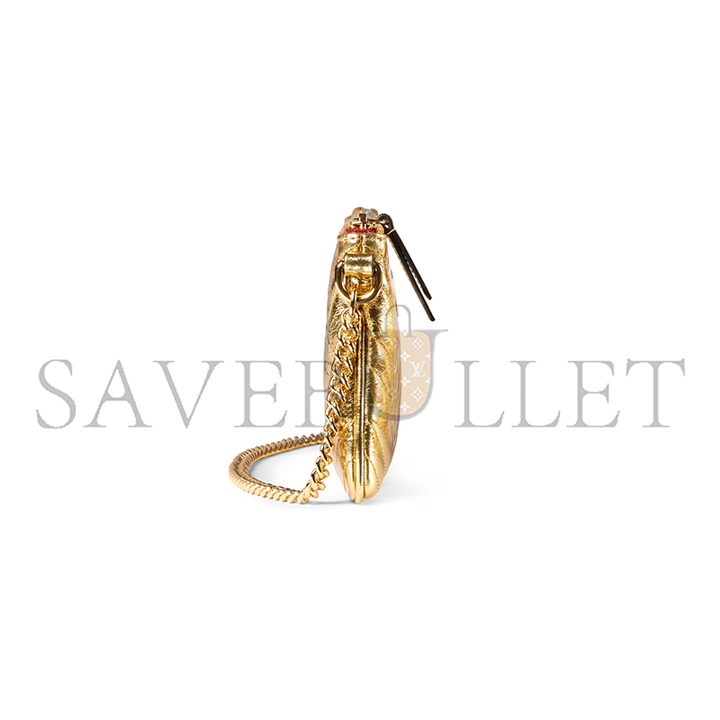 GUCCI GG MARMONT POCHETTE WITH CHAIN 824950 (22*12*2cm) GUCCI GG MARMONT POCHETTE WITH CHAIN 824950 (22*12*2cm)